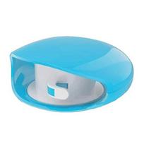 Automatinis laido vyniotuvas, nešiojamas, kelioninis, ištraukiamas, ausinių, USB duomenų ir įkrovimo kabelių organizatorius, automatiškai vyniojantis, laido valdymo ritė, laikiklis mėlyna