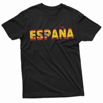 2026 Hot Sales Spain Cotton T-shirt Men's and Women's New Summer Cotton Clothing Harajuku Fashion Round Neck Short Sleeve Top S juoda