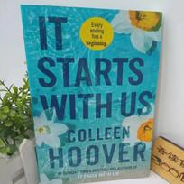 It Starts with Us By Colleen Hoover/It Ends with Us Novels Book in English #1 Sunday Times Bestselling Paperback It Starts with Us blue