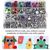 1700pcs Multi Colors Googly Eyes Self Adhesive Wiggle Eyes Self Adhesive Eyes  DIY Craft