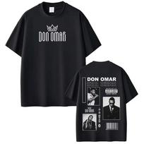 Rapper Don Omar Album Printed T-shirts Men Women Fashion Gothic Punk T-shirts Short-sleeved Loose Casual T-shirts S