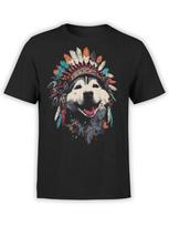 Chief Howler Tshirt Husky Dog Graphic Tee Unisex S