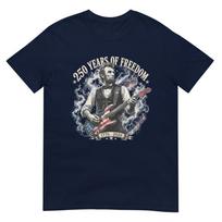 Abraham Lincoln Playing Electric Guitar Us 250th Anniversary Tshirt S