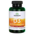 Swanson Vitaminas D3 5000iu 250 kaps.