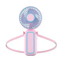 Neck-mounted Small Fan, Portable Hanging Strap for Small Fan, Portable USB-charged Fan, Handheld Fan
