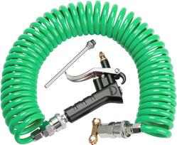 PU Coil Tubing 5*8mm Air Quick Coupler Set Heavy Duty Air Blow Gun Kit 5*8mm