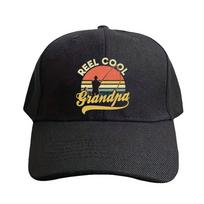 Mens Reel Cool Grandpa Fathers Day Fishing Woman Man Baseball Cap Adult Adjustable with Curved Brim Hiking Fishing Hat Adjustable