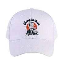 Hang In There it gets waise Cap Summer Woman Man Baseball Cap Adjustable with Curved Brim Duckbill Cap Protection Sun Hats Adjustable