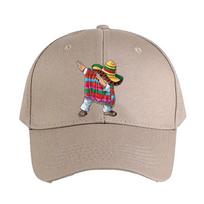Dabbing Mexican Poncho Cinco de Mayo Cap Summer Adult Baseball Cap Adjustable with Curved Brim Duckbill Hat Protection Sun Hats Adjustable