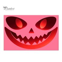Halloween Ghost Face Decorations Glow in The Dark Sticker, Self-adhesive Shape Decals, Long-lasting Luminous Material Waterproof PVC Stickers, A