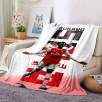 Arsenal Football Club Crest Blankets Flannel Printed Breathable Warm Throw Blanket for Home Office Bedspreads 0708a27 75cmx90cm