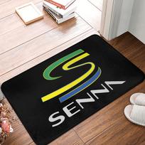 Brazilijos lenktynininkas Ayrtonas Senna Durų grindų virtuvės vonios kilimėliai Neslystantis vidinis prieangio kilimėlis Tualeto įėjimo kilimas 40cm x 60cm