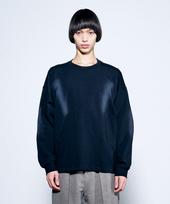 Zensai Double-Tuck Spray Wash Long Sleeve T-Shirt Black S