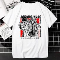 Hot Jojo Bizarre Adventure Anime Tshirt Unisex Cool Print Harajuku Japan Unisexga Streetwear Unisex Tshirt Camisetas Fshion Tee Top S