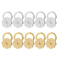 10pcs Pigs Nose/Flower Shaped Earring Backs Earring Backs Unique Shaped Lifter Locks for Enhanced Earlobe Support
