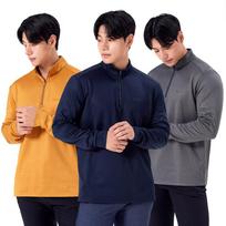 Kolon Sport Men'S Winter Stretch T-Shirt Carven (Men) Kut4571M Navy/105