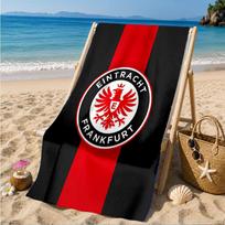 Eintracht Frankfurt Crest Beach Towel, Quick-drying, Easy to Care for, Suitable for Both Fitness and Beach Vacations,Sports Essential 70cmx140cm(27x55inch)
