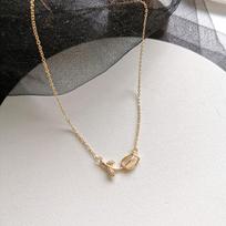 Light Luxury Romantic Tulip Flower Necklace For Women Exquisite Zircon Rose Flowers  Clavicle Chain Choker Party Charm Jewelry