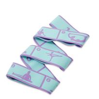 Multi-functional Dance Yoga Elastic Bands Resistance Band Auxiliary Stretching Belt Yoga Pull Strap mėlyna