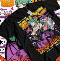 Morrigan Aensland Tshir Darkstalkers Shirt Girl Anime Waifu Gift Shirt All Size S