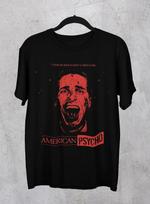 American Psycho Movie Crewneck TShirt Movie Tee Shirt Christian Bale Patrick Bateunisex Vintage Movie Shirt S