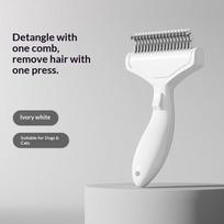 NCIPET Pet Knot Comb, Special Hair Remover for Cats, Thinning Brush for Dogs, Stainless Steel Pet Hair Cleaning Brush balta
