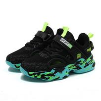 Summer Children Camouflage Magic Tape Mesh Sports Shoes Super Lightweight Breathable Non Slip Outdoor Running Athletic Sneakers for Kids 28