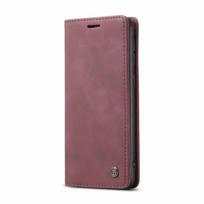 Magnetic Closure Leather Flip Wallet Phone Case for OnePlus 15 13 12 11 Nord 8 7Pro 8T Card Slots Shockproof Protective Cover Stand For Oneplus 11 vyno raudonos spalvos