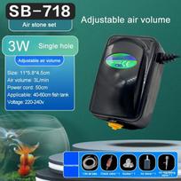 220v Silent Aquarium Oxygen Air Pump Fish Tank Adjustable Air Volume High Power Oxygenator Air Compressor Aerator