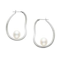 Kuma SV925 Silver Earrings KMSA0019 PF [Official] [Vendome Aoyama] [Kengo + MA,YU] [Kengo Kuma]