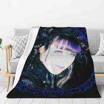 Custom Ultra-Soft Fleece Malice Mizer Visual Kei Japanese Rock Band Gothic Throw Blanket Warm Flannel Blankets Bed Sofa Quilt 130x150cm