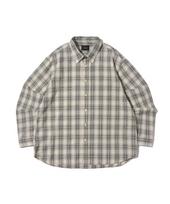 Cargo Bros Crease Loose Fit Check Shirt (White) Free