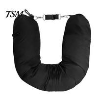 Neck Pillow Covers with Zipper Stuffable for Travel, Clothes Travel Pillow, Cover Case Cover, Self-Fillable Tube No Filler