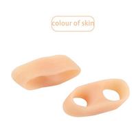 1Pair Hallux Valgus Silicone Corrector Gel Foot Care Toe Separator Little Finger Protector Bunion Straightener Pedicure kūno spalva