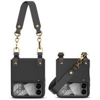 For Samsung Z Flip 4 Anti -Shock Wristband Bag Cover Case For Samsung Galaxy Z Flip 4 Flip4 5g Flip5 Lens Protector Film for samsung Z Flip 4 juoda
