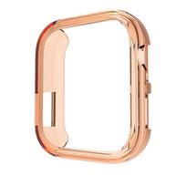 TPU Dėklas Huawei Watch Fit 3 Pusės Pakuotės Apsauginis Rėmelis Išmaniojo Laikrodžio Korpusas Bamperis Huawei Watch Fit3 Dangtelio Priedai For Huawei Fit 3 oranžinė