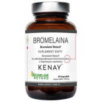 Kenay Bromelainas Bromelami Retard - 60 kapsulių