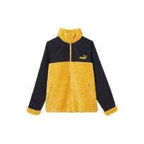 Puma Color Block Zipper Stand Collar Sherpa Jacket Men Jacket 535052-37 S black