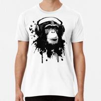 Monkey Business S dydžio iki 5XL Pagaminta Australijoje/JAV Marškinėliai 4XL