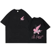 2026 Rap Artist Lil Peep Mens Shirt  Summer CryBaby Album Pattern TShirt  Womens Y2K HipHop ShortSleeved TShirt 2XL