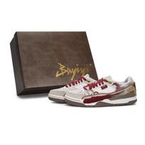 Jordan FLIGHT COURT 811 Manufacturing, Cloud Pattern Swift Shadow, Special Shoe Box Low top Vintage Basketball Shoes IQ1107-171(Team80-SBOX) 35.5