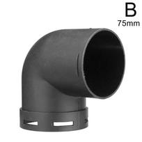 Oro išleidimo angos Dyzelinio šildytuvo ortakiai 60MM / 75MM L formos alkūnės jungtis Vamzdžio jungtis Automobiliui Sunkvežimiui Mikroautobusui Kemperiui Gar V1O2