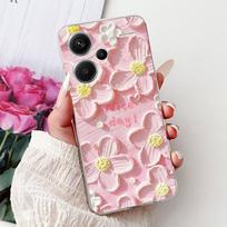 For Xiaomi Redmi Note 13 Pro Plus 5G Phone Case Redmi Note13 13 Pro 13 Pro+ 5G Elegant Floral Cat Soft Silicone Clear TPU Cases Redmi Note 13 Pro 5G
