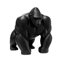 3D Printed Gorilla Sculpture Ornament Minimalist Modern Art Figurine with Detailed Texture Eco-Friendly Decor for Living Room Office Desk juoda