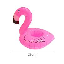 Inflatable Drink Cup Holder Float Beer Drink Tray Flamingo Beverage Coaster Stand PVC Drink Table for Swimming Pool Party Summer šviesiai pilka spalva
