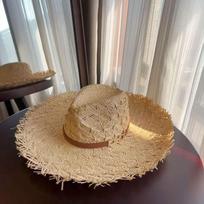 Fashion Raffia Wide Brim Straw Jazz Hats For Women Men Cap New Summer Beach Casual Fedora Hat Jazz Elegant Sunhat Chapeau Enfant ruda