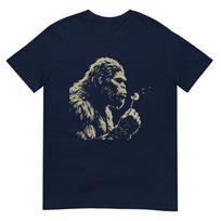 Blowing Wishes Funny Bigfoot Blowing Dandelion Vintage Art Tshirt S