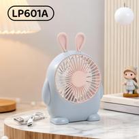 New Cartoon Desktop Desktop Fan with Powerful Wind, Cute Rabbit Design, USB Charging Small Fan Rabbit
