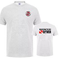 2026 Rescue Diver T Shirt Funny Scuba Diving Unisex Tshirt Gifts Cotton Short Sleeve Streetwear Unisex Dive Tee Ins Y2k S white