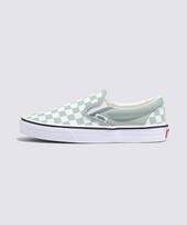 [Vans] Classic Slip-On - (Color Theory) Checkerboard Gray Olive VN000D6YEMW1 230